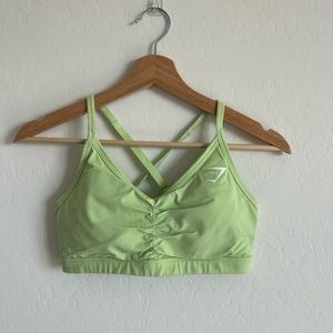 GYMSHARK RUCHED SPORTS BRA